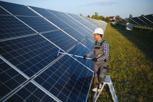 Solar Panel Cleaning Service